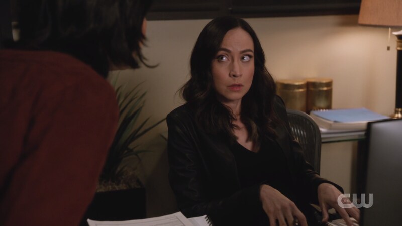 Nora looks nervous and generally against Mona's plan