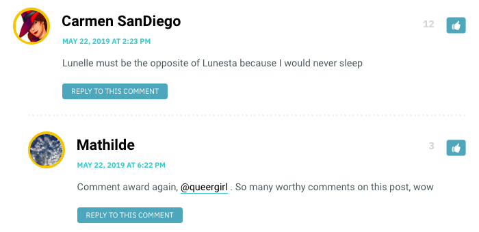 Lunelle must be the opposite of Lunesta because I would never sleep