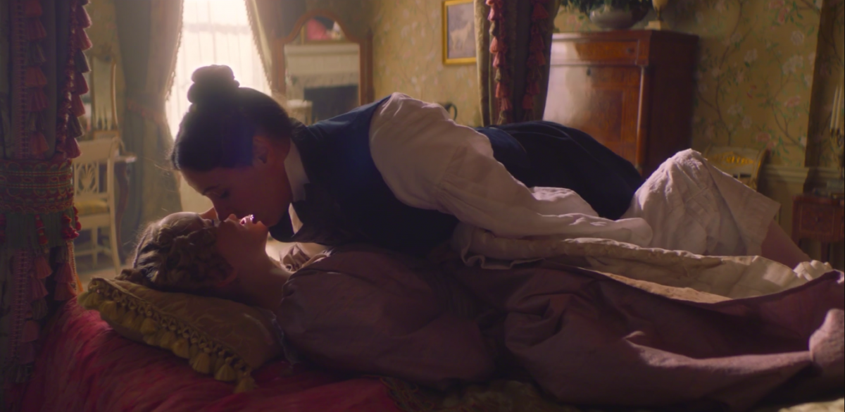 Anne Walker and Ann Lister in bed