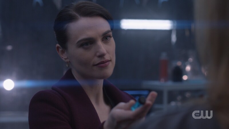 Lena hands over the antidote with a smirk