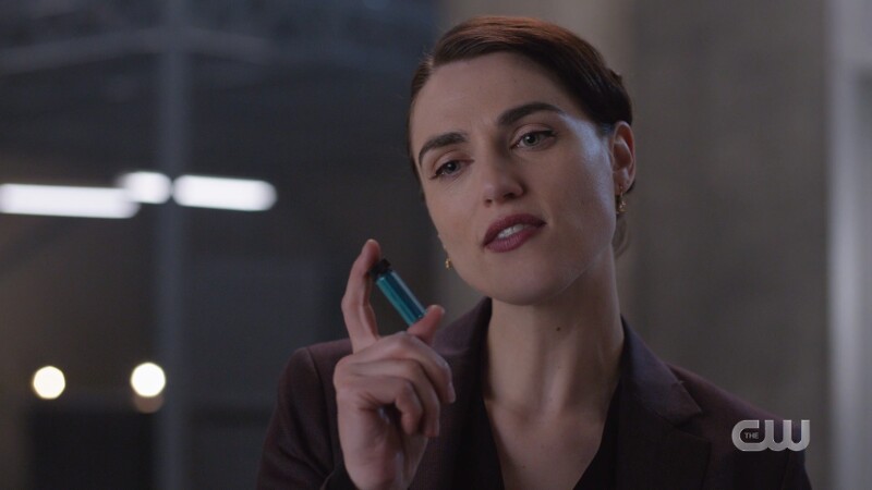 Lena holding antidote