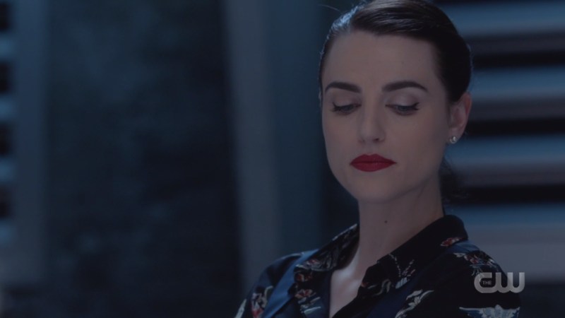 Lena looks down all sultry-like