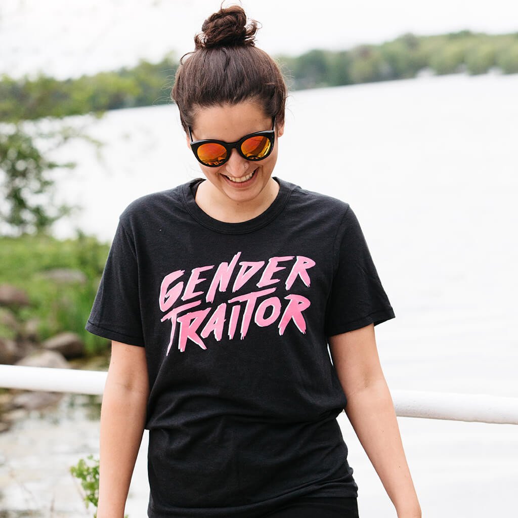 autostraddle merch gender traitor tee