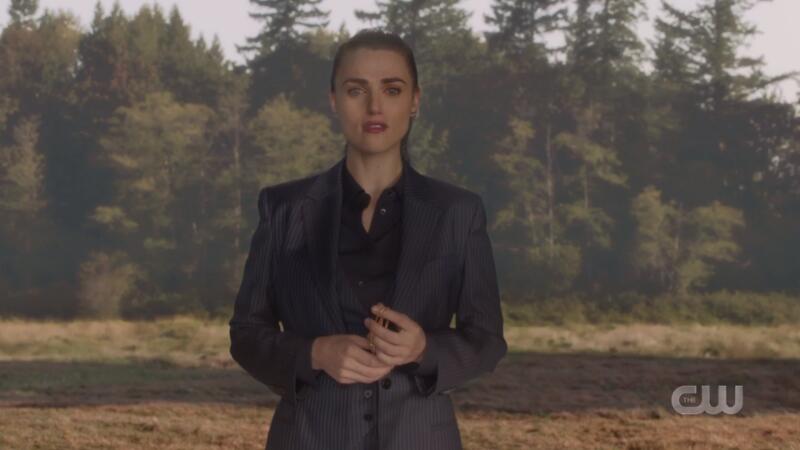 Lena looks sad but sharp as hell