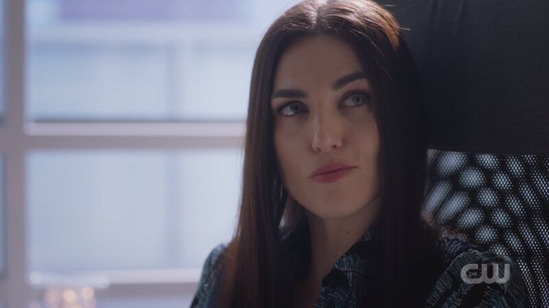 Lena smirks at Alex