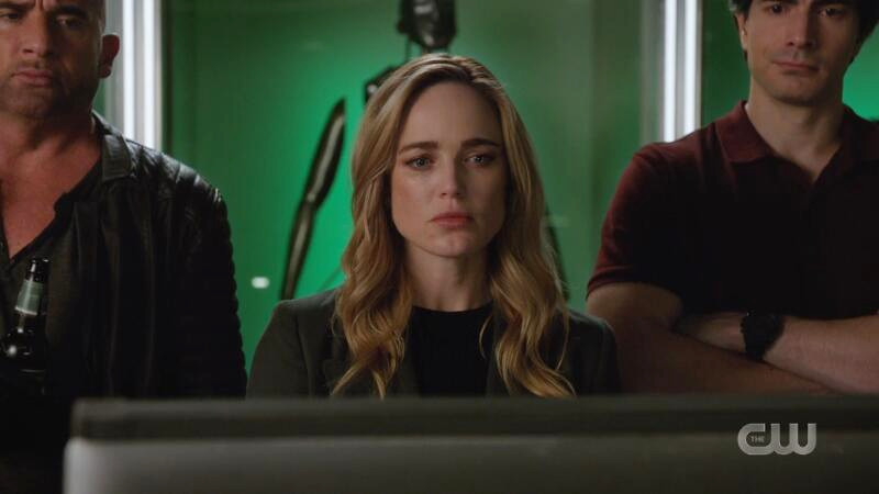 Sara looks sad but mature and in charge and beautiful