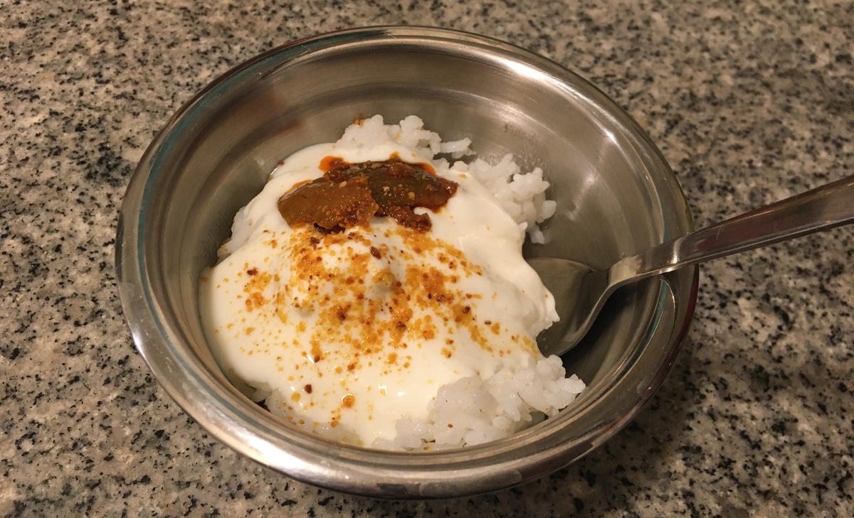 bowl of rice with spoon