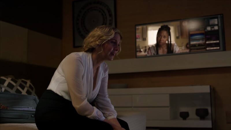 Rev. Dr. Anna Volodov and her wife Nono facetimeing