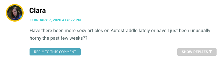 Have there been more sexy articles on Autostraddle lately or have I just been unusually horny the past few weeks??