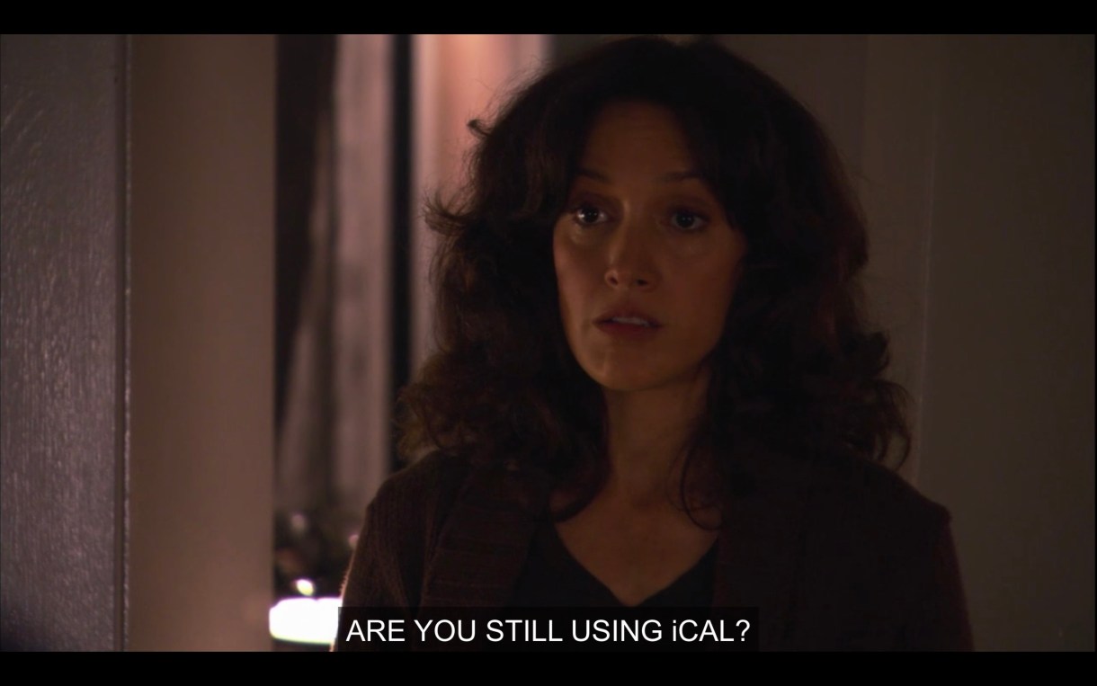 Bette asks Tina, "are you still using iCal?"