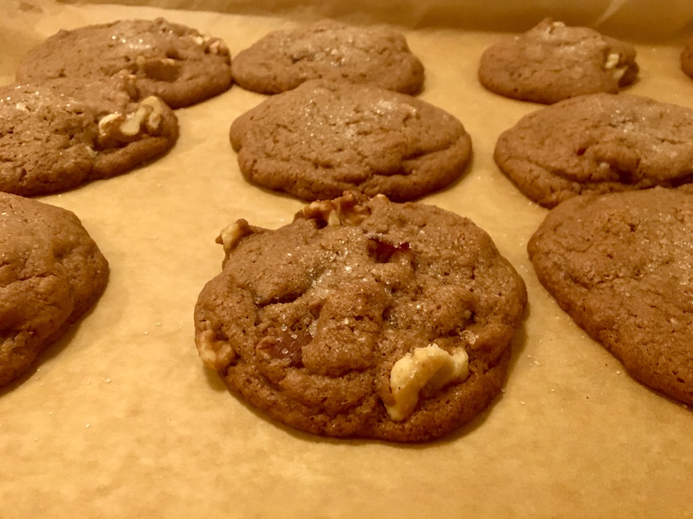cookies on a baking sheet