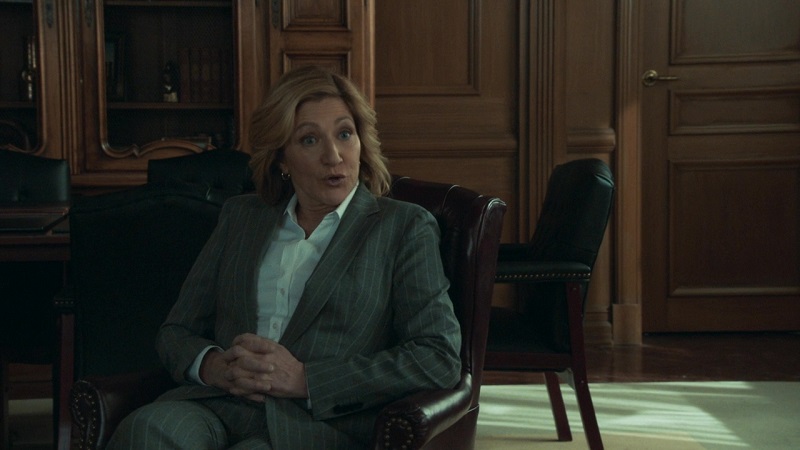 I'm miss Edie Falco in these suits.