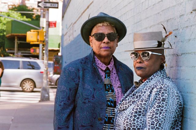 Photograph of Alexis De Veaux (writer, speaker, activist) and Sokari Ekine (visual scholar, writer, activist, educator) © Delphine Diallo