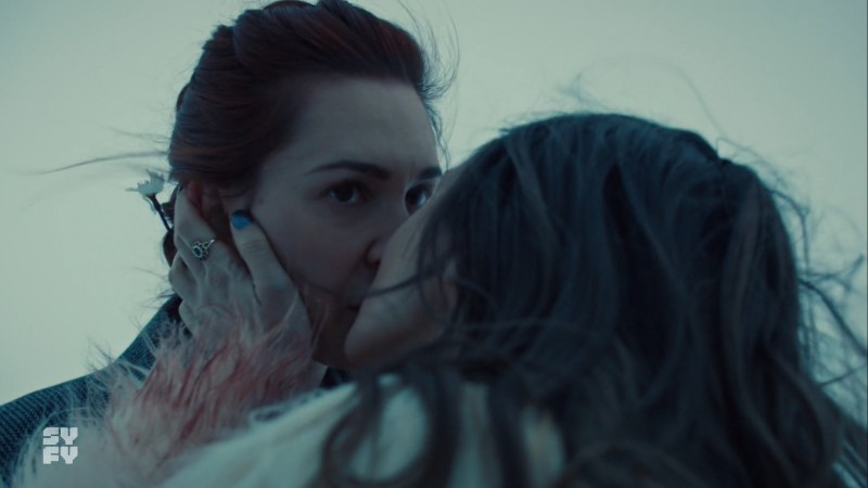 waverly kisses an uninterested eve