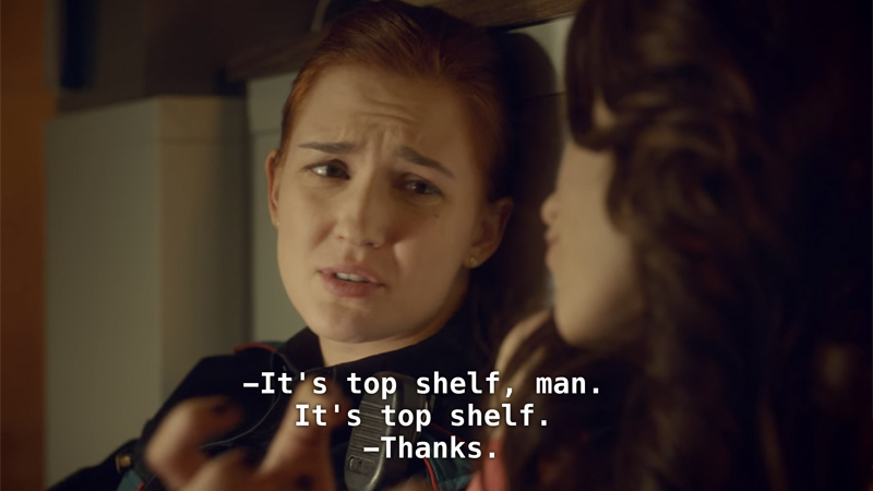 nicole haught wynonna earp butt ass top shelf