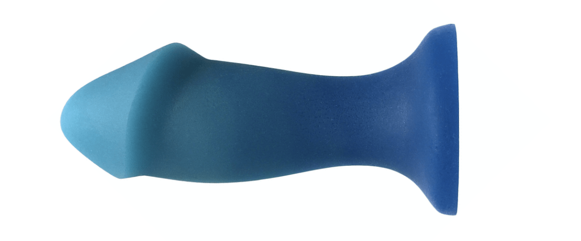a blue ombre vaginal or anal plug