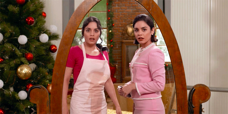 Vanessa Hudgens as two different characters in Princess Switch