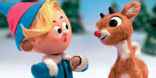 Hermey the elf and Rudolph the Red-Nosed Reindeer