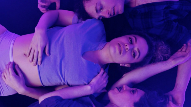 Ashlei Hardenburg-Cartagena’s short film A Single Evening features a throuple, a staple of queer women musicals. 