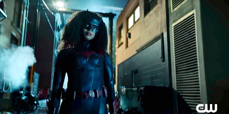 javicia Leslie stars as the new Batwoman in a Season Two trailer drop that has her kicking some criminal ass in a dark alley with her afro swinging with some major power in the wind (she's wearing the bat suit, of course!).