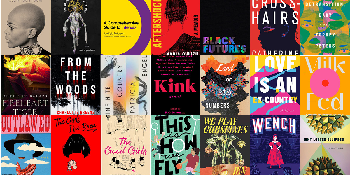 A collage of books featured in the post