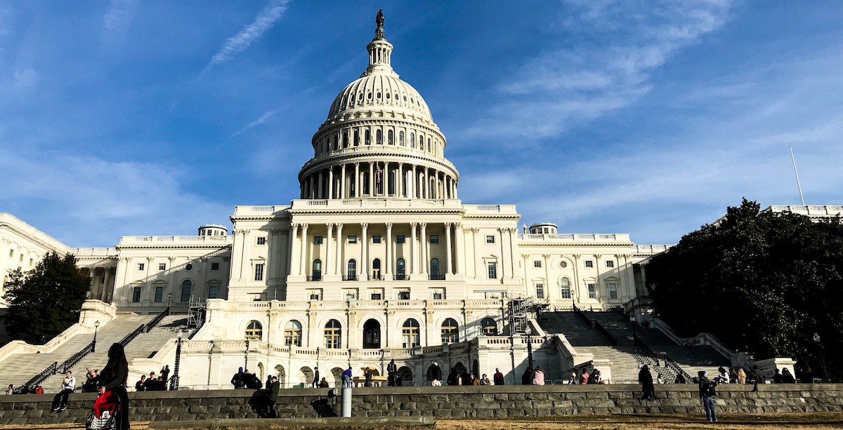 View of the Capitol from the mall