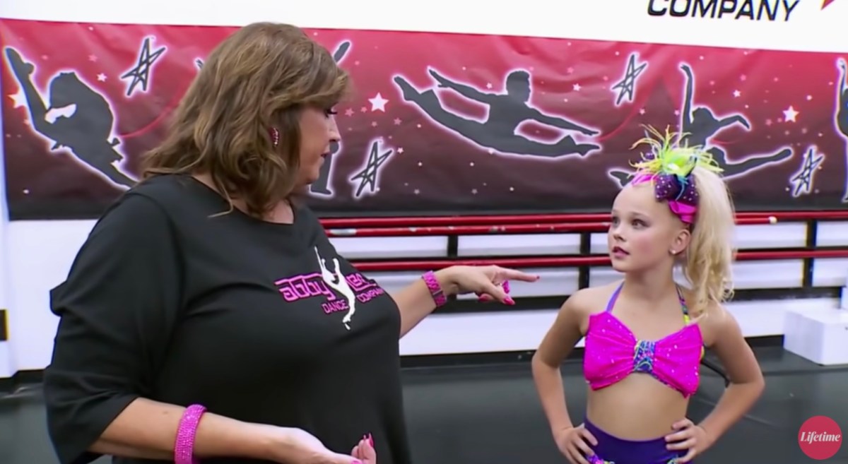 Screenshot of JoJo Siwa on Dance Moms