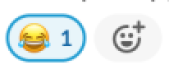 emoji reaction: :joy: 1