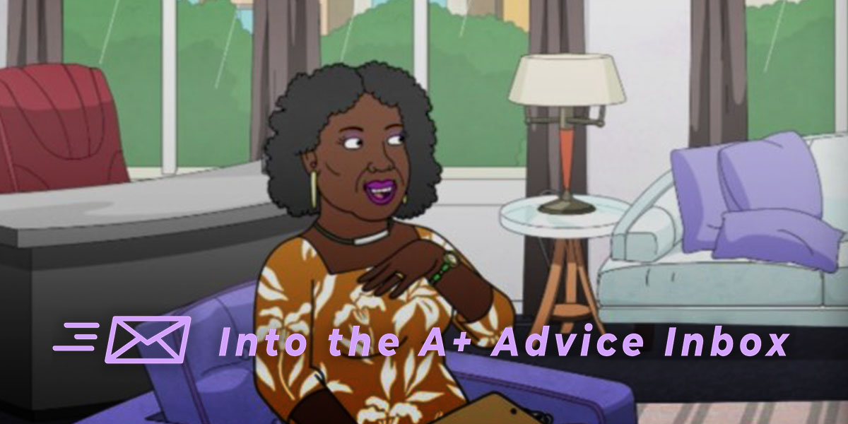 Indira Dadyshue of the Bojack Horseman cartoon gives therapy