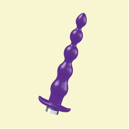 quaker - a ridged vibrator in purple