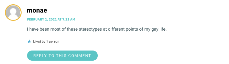 I have been most of these stereotypes at different points of my gay life.