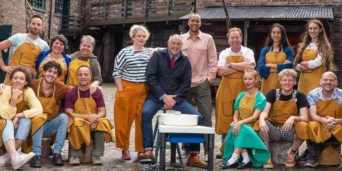 The contestants and judges of The Great Pottery Throwdown