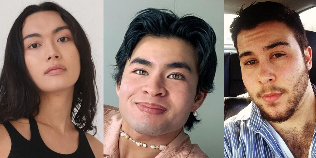 From left, Xoai Pham, a Vietnamese trans woman, Chella Man, a Chinese-Jewish trans man, and Tony Zosherafatain, a Greek-Iranian trans man.