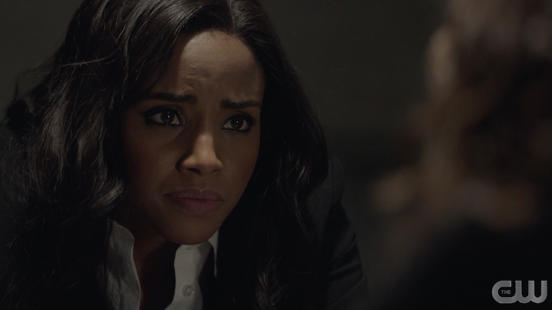 Sophie interrogating Angelique