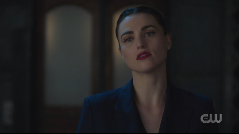 Supergirl recap: Lena looks knowingly at Alex.