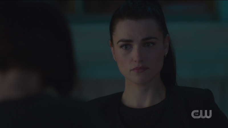 Lena looks teary but grateful.