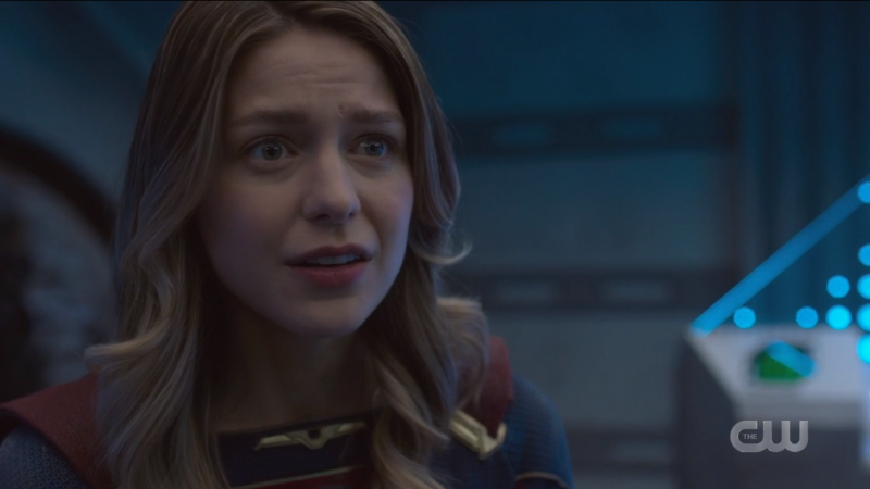 Supergirl begs her dad to keep hoping.