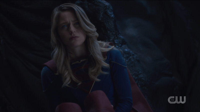 Supergirl Episode 607: Kara looks despondent. 