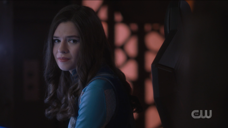 Supergirl Episode 607: Nia smiles sadly at Lena