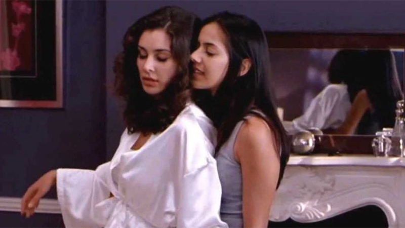 Leyla and Talia share a hug