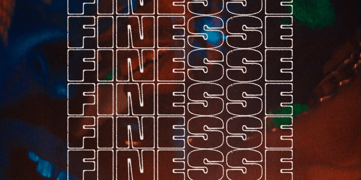 Image shows close ups of people smiling with the word Finesse over them