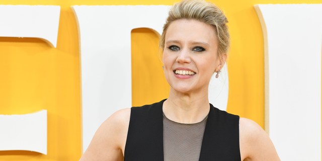 Kate McKinnon arriving for the UK premiere of "Yesterday" at the Odeon Luxe, Leicester Square, London