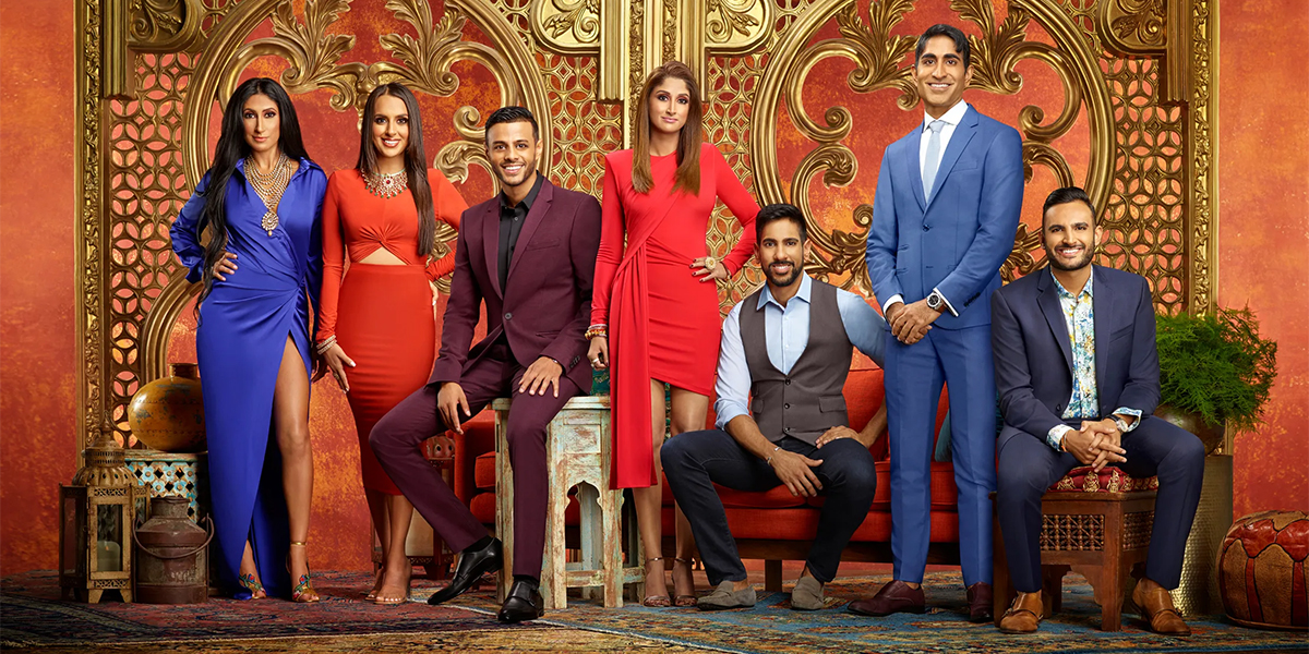 The cast of Family Karma which follows several desi families in Miami;