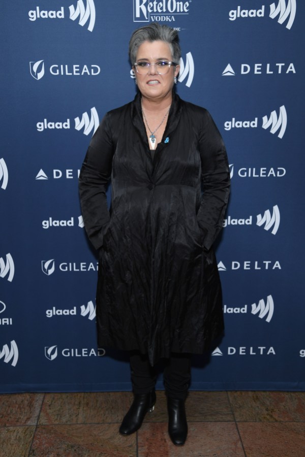 NEW YORK, NEW YORK - MAY 04: Rosie O'Donnell attends the 30th Annual GLAAD Media Awards New York at New York Hilton Midtown on May 04, 2019 in New York City. (Photo by Dimitrios Kambouris/Getty Images for GLAAD)