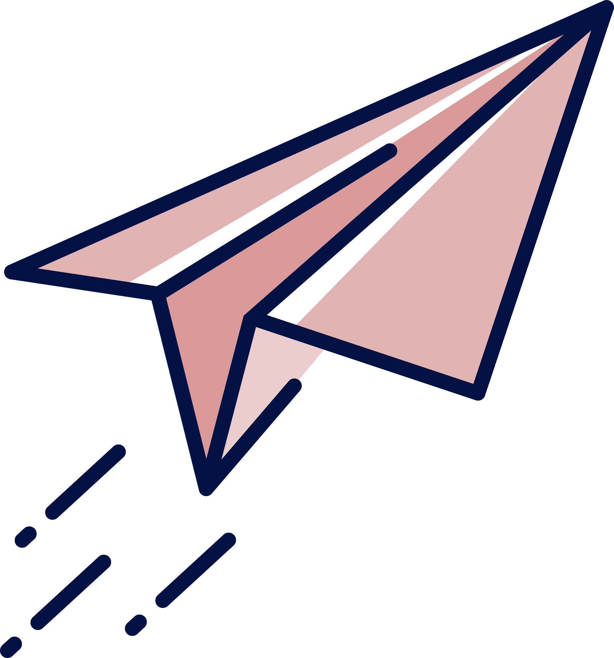 a paper airplane