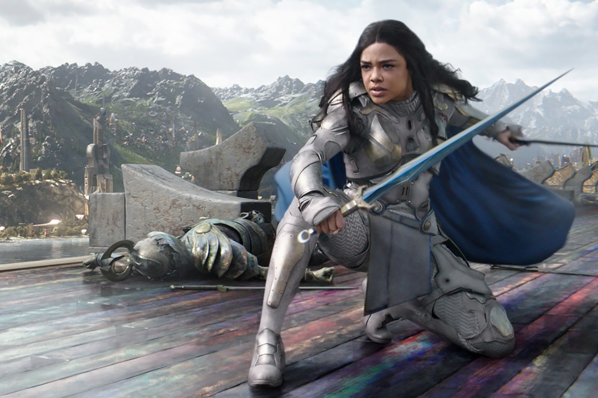 Tessa Thompson in a still from Thor: Ragnarok