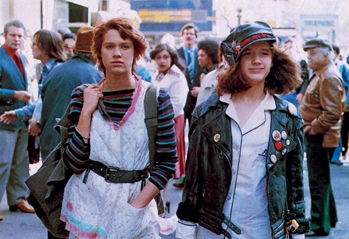 Still of two teenagers in the film "Times Square"
