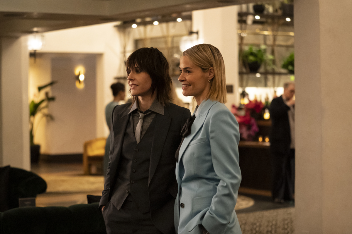 (L-R): Katherine Moennig as Shane and Leisha Hailey as Alice in THE L WORD: GENERATION Q “Light”. Photo Credit: Liz Morris/SHOWTIME.