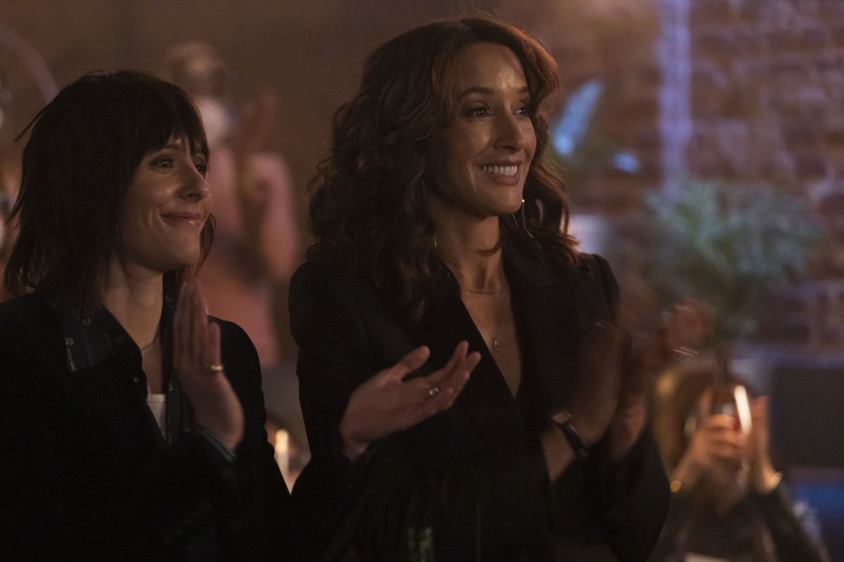 (L-R): Katherine Moennig as Shane and Jennifer Beals as Bette in THE L WORD: GENERATION Q “Last Call”. Photo Credit: Paul Sarkis/SHOWTIME.
