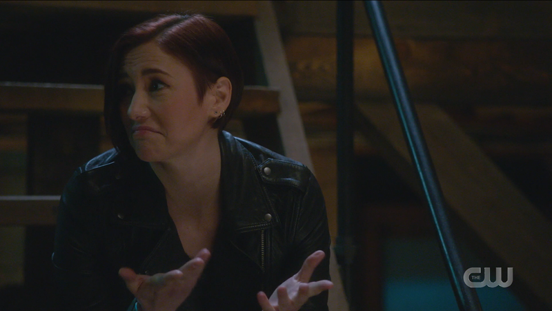 Alex Danvers shrugs 